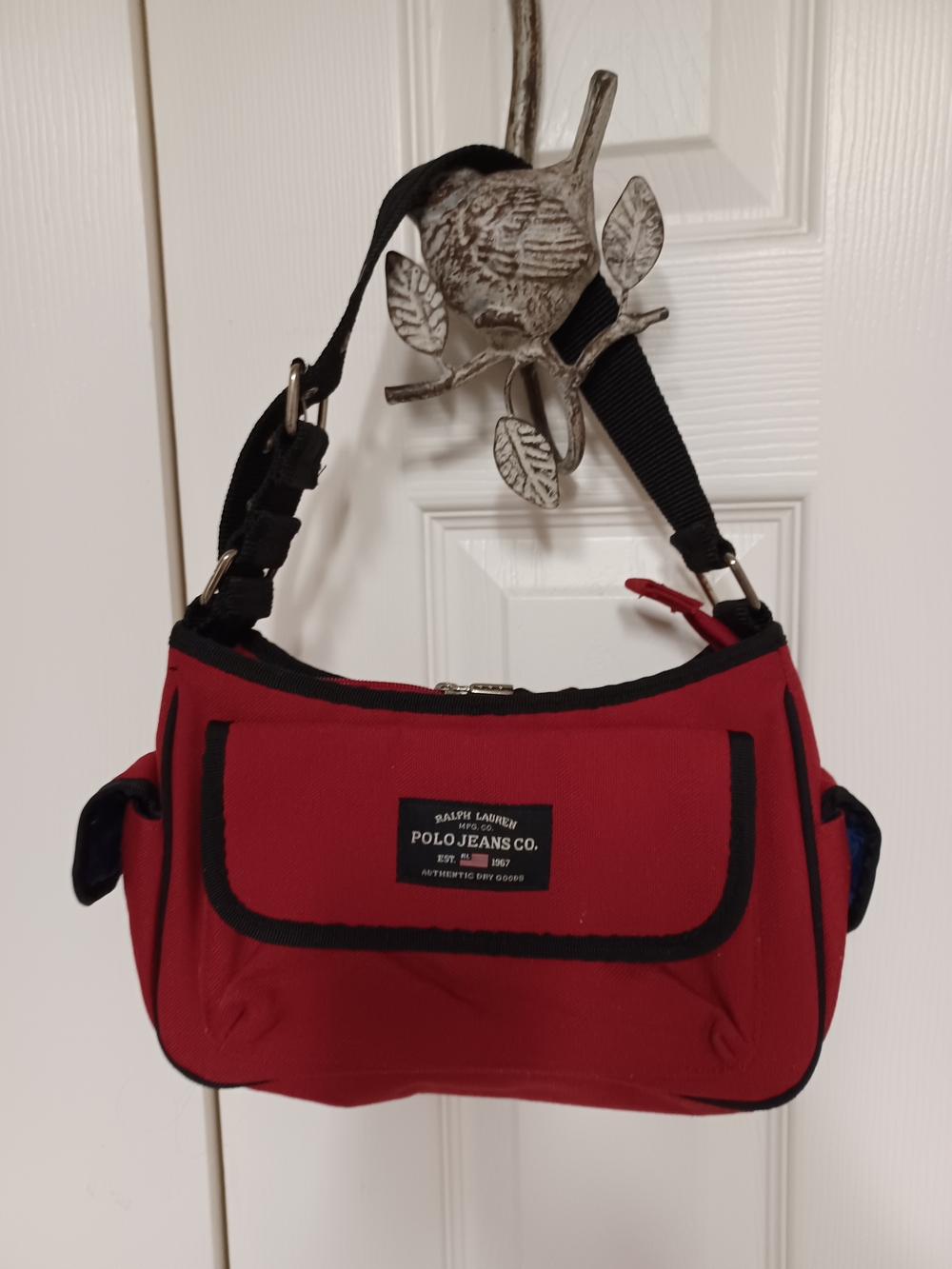 Vintage Y2k Polo Jeans Co. Red Shoulder Bag by Ralph Lauren